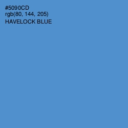 #5090CD - Havelock Blue Color Image